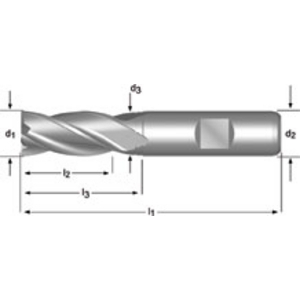 End Mill 1/2 inch DIN 844K
