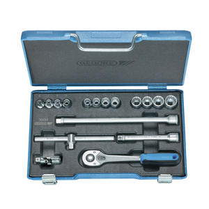 D 30 GMU-10 Steckschlüssel-Satz 3/8 Zoll 17-tlg 6-19 mm