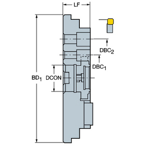 COROMANT STEUNLICHAAM 260-431M-1