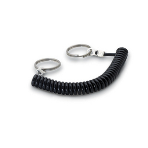 GN.11391-CAVETTO DI RITEGNO A SPIRALE POLIURETANO E ACCIAIO INOX GN 111.4-50-14