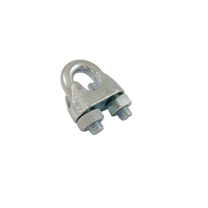 SERRE CABLE A ETRIER ACIER D. 6 ZINGUE DIN741