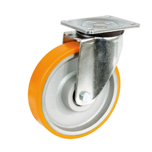 ROULETTE PIVOT. 750KG D.160MM ROUE POLYU MOYEU R.BILLES