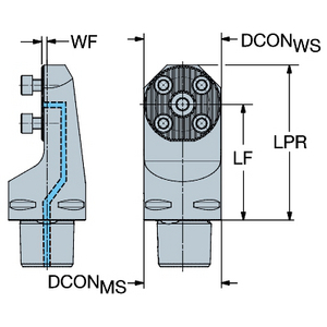 ADAPTATEUR COROMANT CAPTO VERS COROTURN SL