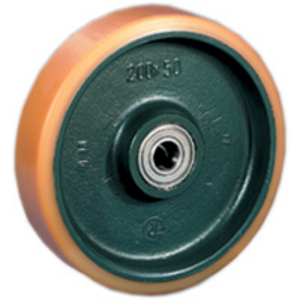 RUOTA 63 250X60 POLIURETANO VULKOLLAN NUCLEO ACCIAIO FORGIATO 634128
