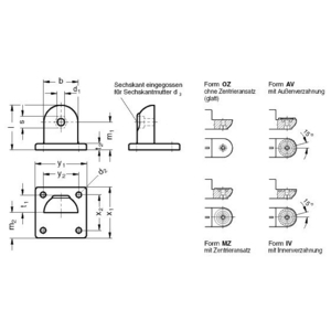 GN272-65-MZ-BL Laschen-Klemmverbinder Basisteil