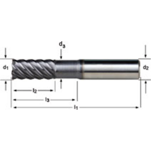 Finishing End Mill 8.0mm Dormer norm