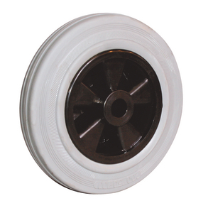 ROUE 50KG D. 80 27MM CAOUT. MOYEU LISSE