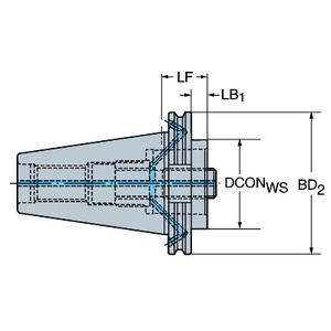 COROMANT ADAPTER ISO 7388-1 -CAPTO C3-390B.140-50 060