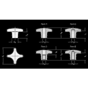DIN6335-GG-32-B6-B Kreuzgriff