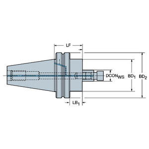 COROMANT ADAPTER CAT-V -DOORN AA3B05-40 25 051