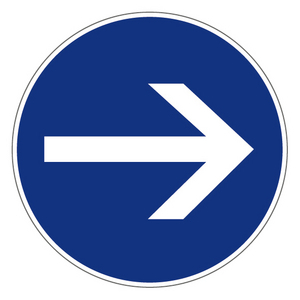 SAFETY SIGNS Model Mandatory direction