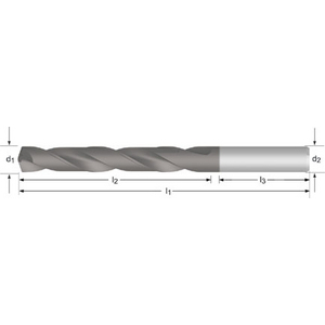 MPX Drill 11/64 inch DIN 6537L