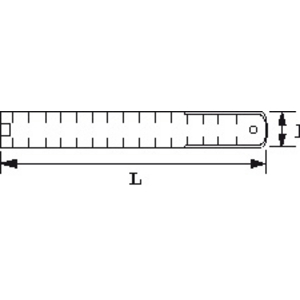 METRE PLIANT FIBRE VERRE 774-8 UC 10