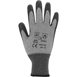 ASA-3721-10 ASATEX 3721 Schnittschutzhandschuh PU grau/schwarz Gr. 10