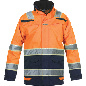 PARKA ITALIE GLOW IN DARK T4XL EN 20471 ORANGE / MARINE