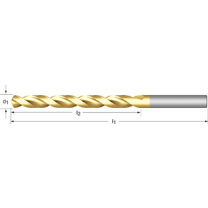 ADX Jobber Drill 25/64 inch DIN 338