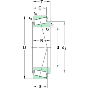 SKF M 336949/336912 KEGELLAGER EENRIJIG