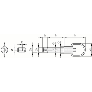 GN.37154-PERNO AUTOBLOCCANTE ACCIAIO INOX GN 214.6-6-30
