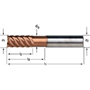 Finishing End Mill 12.0 mm Dormer norm
