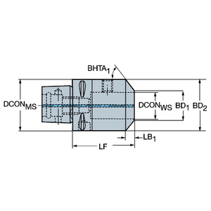 ADAPTATEUR COROMANT CAPTO VERS WELDON