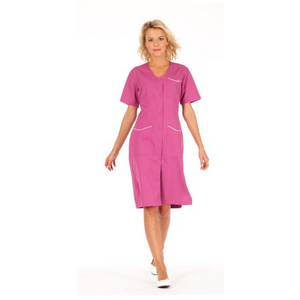BLOUSE FEMME LAURENE BL/ROSA T3 MANCHES TRANSFORMABLES P/C