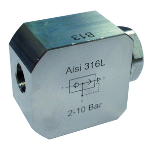 QUICK EXHAUST VALVE - STAINLESS STEEL 1/2