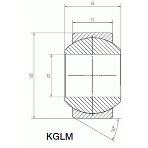 IGUS KGLM-25 LAGER SFERISCH IGUBAL