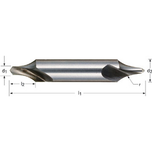Centre Drill 1.00x3.15mm DIN333R