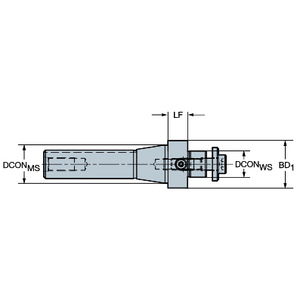 COROMANT ADAPTER BRIDGEPORT -DOORN A392.R8.05-25 020