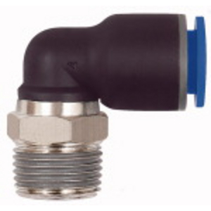 126.012-10 L-Steckverschr.»Blaue Serie«, drehbar, R1/2 außen, Ø 10 mm