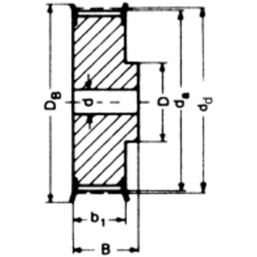 T5 Zahnriemenscheibe – 22 Zähne, AF-Typ, Alulegung, Bohrung 5–20 Mm, Schlitz 11/16 Mm – Passend Für 10/15 Mm Riemen