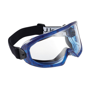 CLEAR PC LENS - AS/AF - BLUE PVC VENTED FRAME SUPBLAPSI