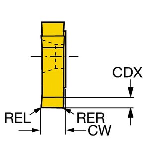 COROMANT COROMILL 328 WISSELPLAAT 328R13-515 02-GM 1025