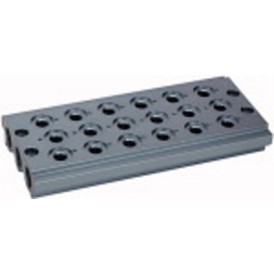 520.06-18 Mehrfach-Grundplatte f.Wegeventile, 6 Ventilpositionen, G1/8