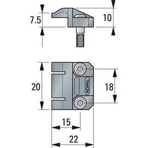 DOUBLE BUTEE FIXE HAUTE H7,5