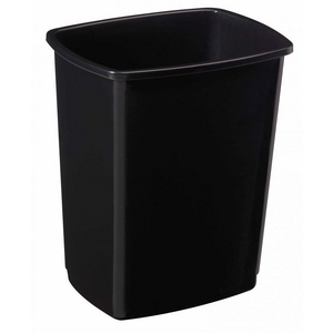 CORPS POUR POUBELLE BASCULANTE PLASTIQUE CLAP - 50L - NOIR