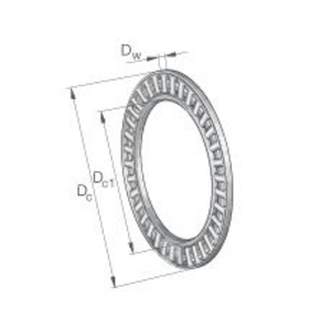 AXK 560X606X5/0-10 (INA) Axial-Nadelkranz INA