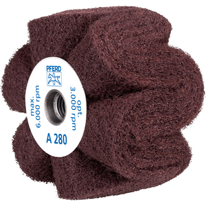 PFERD POLINOX® flap wheel with thread PNG 12550 M14 A 100