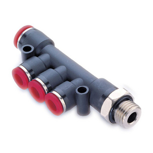 NORGREN PNEUF.C MANIFOLD 3+ 1 + DRAAD C01D30628