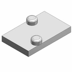 SYJ500-10-*A, Blanking plate for SYJ500