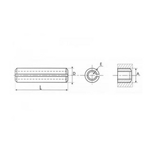 GOUPILLE ELASTIQUE 2X15 UE100
