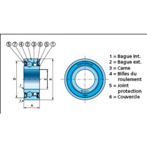 TSUBAKI FREEWHEEL CLUTCH BB 17-2GD