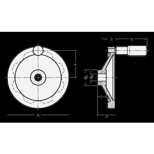 GN321-125-K14-R Scheibenhandrad (D4)
