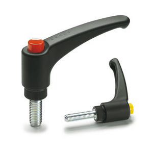 234131-C2 - MANIGLIA A RIPRESA TECNOPOLIMERO PRIGIONIERO FILETTATO IN ACCIAIO ZINCATO ERX.44-P-M6X25-C2