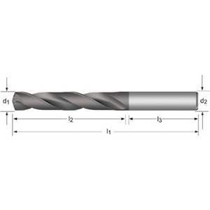 MPX Drill 13/32 inch DIN 6537K