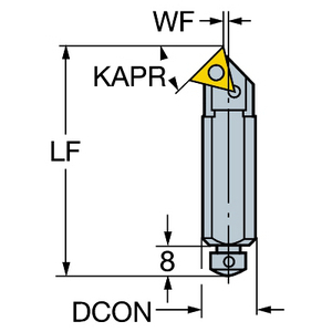 COROMANT COROTURN 107 CASSETTE DRAAIEN R142.0-12-11