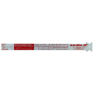REGLETTE CONTROLE USURE CHAINE POUR MAILLES JOINTIVES