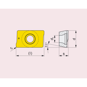 PRAMET FREES WISSELPLAAT APKT 1604PDR-HM:M9325