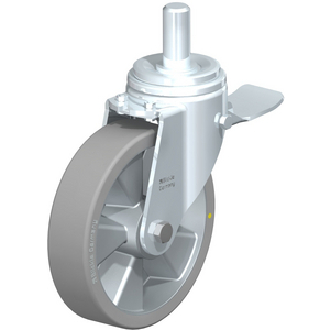 ROULETTE PIVOTANTE EN TOLE DACIER, VERSION FORTES CHARGES,