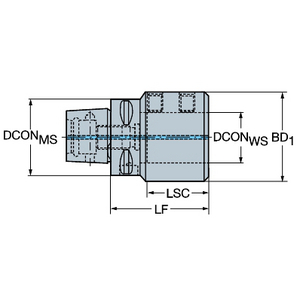 ADAPTATEUR COROMANT CAPTO VERS ISO 9766